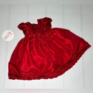 EUC Isobella & Chloe Holiday Red Dress (12M)